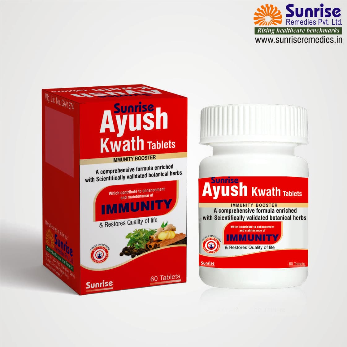 Sunrise Ayush Kwath pack