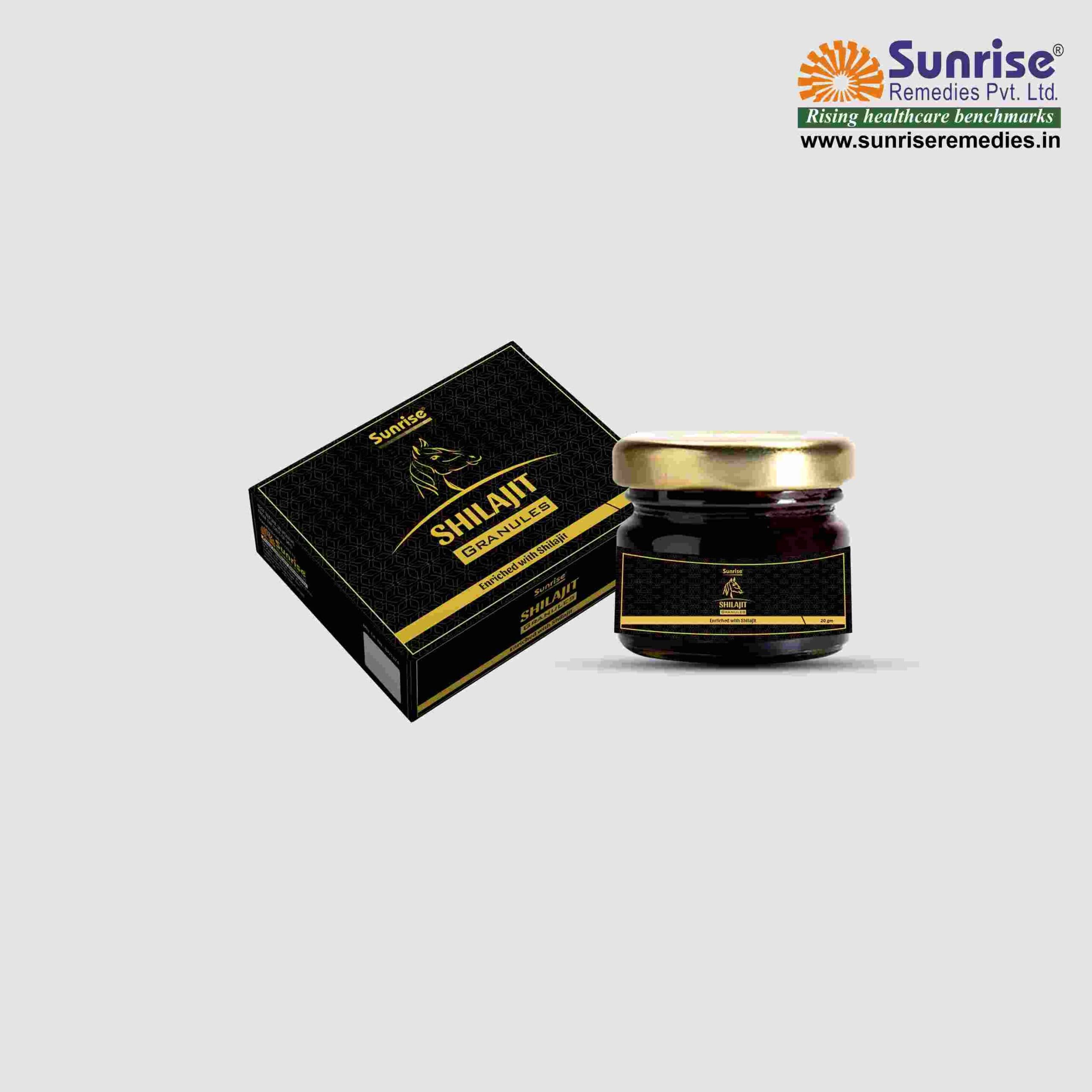 Sunrise Shilajit Granules pack